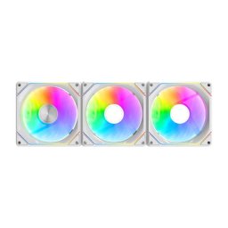 47277, 3 ventilatoare de 120 mm, 2000 rpm, Alb