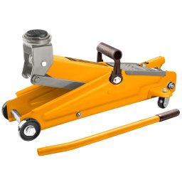 Cric Hidraulic cu Roti 2T , Tip Crocodil, 340mm, Metalic, Mobil