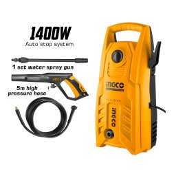 Aparat de Spalat cu Presiune 1400W, 130 Bar, Debit 5.5L min , Compact, Portabil, cu Pompa Metalica