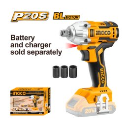 Autofiletanta cu Impact 1 2 20V, Motor Fara Perii, 300Nm, 3 Tubulare , Fara Baterie