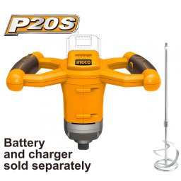 Mixer Electric 20V fara Baterie , Turatie Reglabila 6 Trepte, M14, Paleta Inclusa