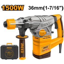 Picamer SDS Plus 1500W cu 4 Functii , Gaurire, Percutie, Daltuire, Rotopercutie