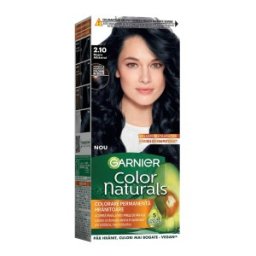 Vopsea de Par Permanenta cu Amoniac Garnier Color Naturals 2.10 Negru Albastrui, 110 ml