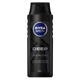 Sampon Nivea Men Deep pentru Toate Tipurile de Par, 400 ml