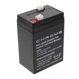 Acumulator Plumb Acid 6V / 4Ah, Terminal F1, Chrome