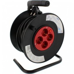 Prelungitor de Exterior cu Derulator, cu Termosiguranta si 4 Prize, IP20, Sectiune Cablu 3 x 1.5mm2, Lungime 20 m, Well