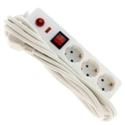 Prelungitor cu Protectie, 3 Prize, Sectiune Cablu 3 x 1.5mm2, Lungime 3 m, Well