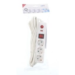 Prelungitor Electric cu Protectie, 3 Prize, Sectiune Cablu 3 x 1.5mm2, Lungime 5 m, Well