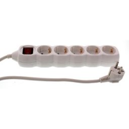 Prelungitor Electric cu Intrerupator, 5 Prize, Sectiune Cablu 3 x 1.5mm2, Lungime 5 m, Well