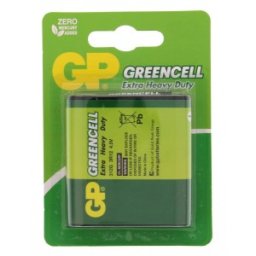 Baterie Zinc Carbon Greencell GP, 3R12 / 4.5V, 1 Buc / Blister