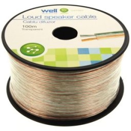 Cablu Difuzor Transparent 2 x 1.00mmp, 100m, Well