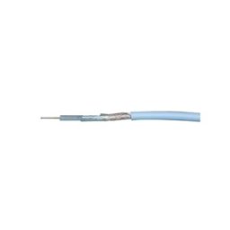 Cablu Coaxial RG59, 75R, 1 x 0.643mm, Fire Cupru + Folie Al + PE Foamed + 48 x 0.10mm Cupru / 6mm PVC Alb, 100m Well