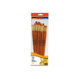 Set 10 x Pensule Pictura Acrilic, Simply Daler Rowney