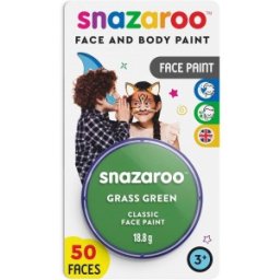 Pictura pe Fata, Snazaroo, Verde Iarba, 18 ml