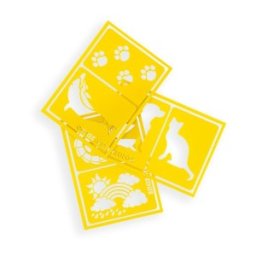 Set 6 Sabloane Pictura pe Fata Rainbow, Snazaroo