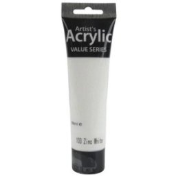 Culoare Acrilica Artists Acrylic Phoenix, Alb Zinc, 100 ml