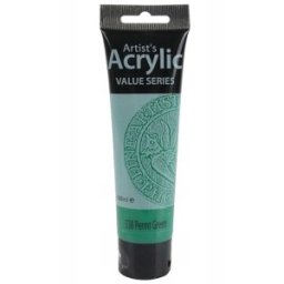 Culoare Acrilica Artists Acrylic Phoenix, Permanent Green, 100 ml