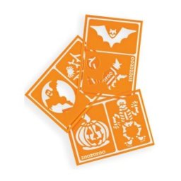 Set 6 Sabloane Pictura pe Fata Halloween, Snazaroo