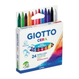Set Creioane Cerate 24 de Bucati Giotto