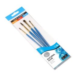 Set 4 x Pensule Acuarela, Par Natural, Simply Daler Rowney
