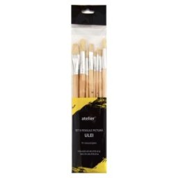 Set 8 x Pensule Par Porc, Pictura Ulei, Atelier