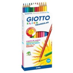 Set 24 Creioane Colorate Elios Giotto