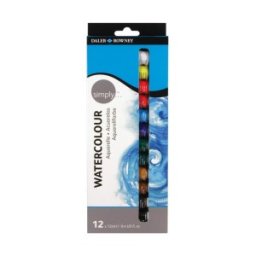 Set 12 x12ml Acuarele Simply Daler Rowney