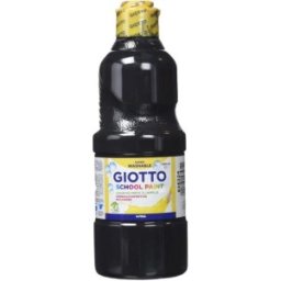 Culoare Tempera Giotto, Black, 500 ml