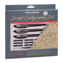 Set Script Calligraphy Oblique William Mitchell