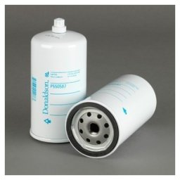 Filtru Combustibil P550587, Lungime 148 mm, Diam. Ext. 76 mm, Filet M16 x 1.5, Finetea 25 µ, Donaldson