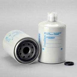 Filtru Combustibil P550691, Lungime 163,1 mm, Diam. Ext. 93,7 mm, Filet 1-14 un, Finetea 25 µ, Donaldson
