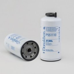 Filtru Combustibil P551110, Lungime 244,2 mm, Diam. Ext. 107,3 mm, Filet 1-14 un, Finetea 20 µ, Donaldson