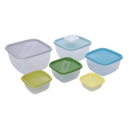 Set 7 Caserole cu Capac, din Plastic, Grunberg GR3751