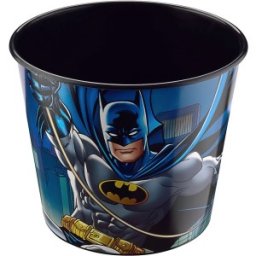 Cutie din Plastic pentru Popcorn, 17 x 17 x 14 cm, 2.1 l, TP521/Batman, Tuffex