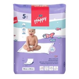 Cearceaf Absorbant Happy 90x60, 5 Bucati