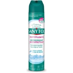 Spray Dezinfectant Multisuprafete & Textile Sanytol Aer Proaspat/Flori Munte 300 ml