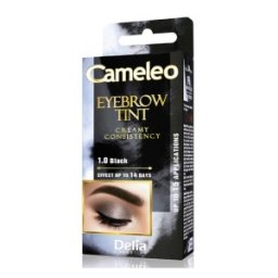 Crema pentru Sprancene Delia Cameleo 1.0 Black, 15 ml