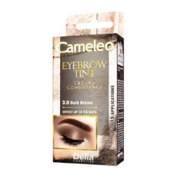 Crema pentru Sprancene Delia Cameleo 3.0 Dark Brown, 15 ml