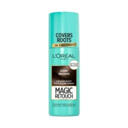 Spray Instant L'Oreal Paris Magic Retouch pentru Camuflarea Radacinilor Crescute, 2 Saten inchis, 75 ml