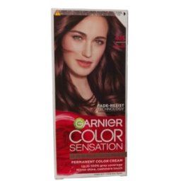 Vopsea de Par Permanenta cu Amoniac Garnier Color Sensation 4.15 Saten Glacial, 110 ml