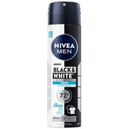 Deodorant Spray Nivea Men Invisible Black & White Fresh, 200 ml