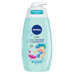 Sampon de Par & Gel de Dus Mar Baieti Nivea Baby, 500 ml
