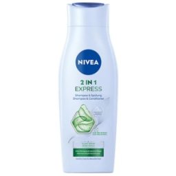 Sampon Nivea 2-in1 Hair Care Express, pentru Toate Tipurile de Par, 400 ml