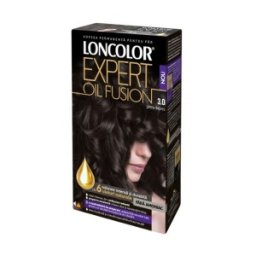 Vopsea de Par Permanenta Loncolor Expert Oil Fusion 3.0 Saten Inchis, 100 ml