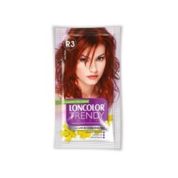 Vopsea de Par Semi-Permanenta fara Amoniac Loncolor Trendy Colors R3 Rave Red, 50 ml