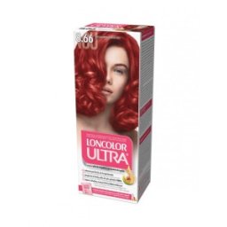 Vopsea de Par Permanenta Loncolor Ultra 8.66 Rosu Intens Deschis, 100 ml