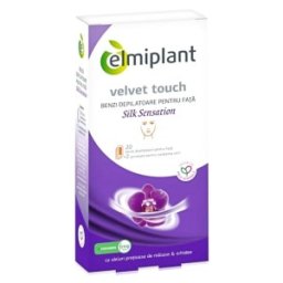 Benzi Depilatoare Silk pentru Fata Elmiplant x 20 Bucati