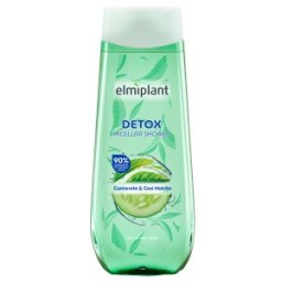 Gel de Dus Crema Elmiplant Detox Micellar cu Castravete & Ceai Matcha, 400 ml