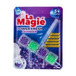 Odorizant pentru Toaleta La Magie Mike Lavanda, 40 g