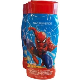 Sampon si Gel de Dus cu Ovaz Spiderman, Naturaverde, 250 ml
